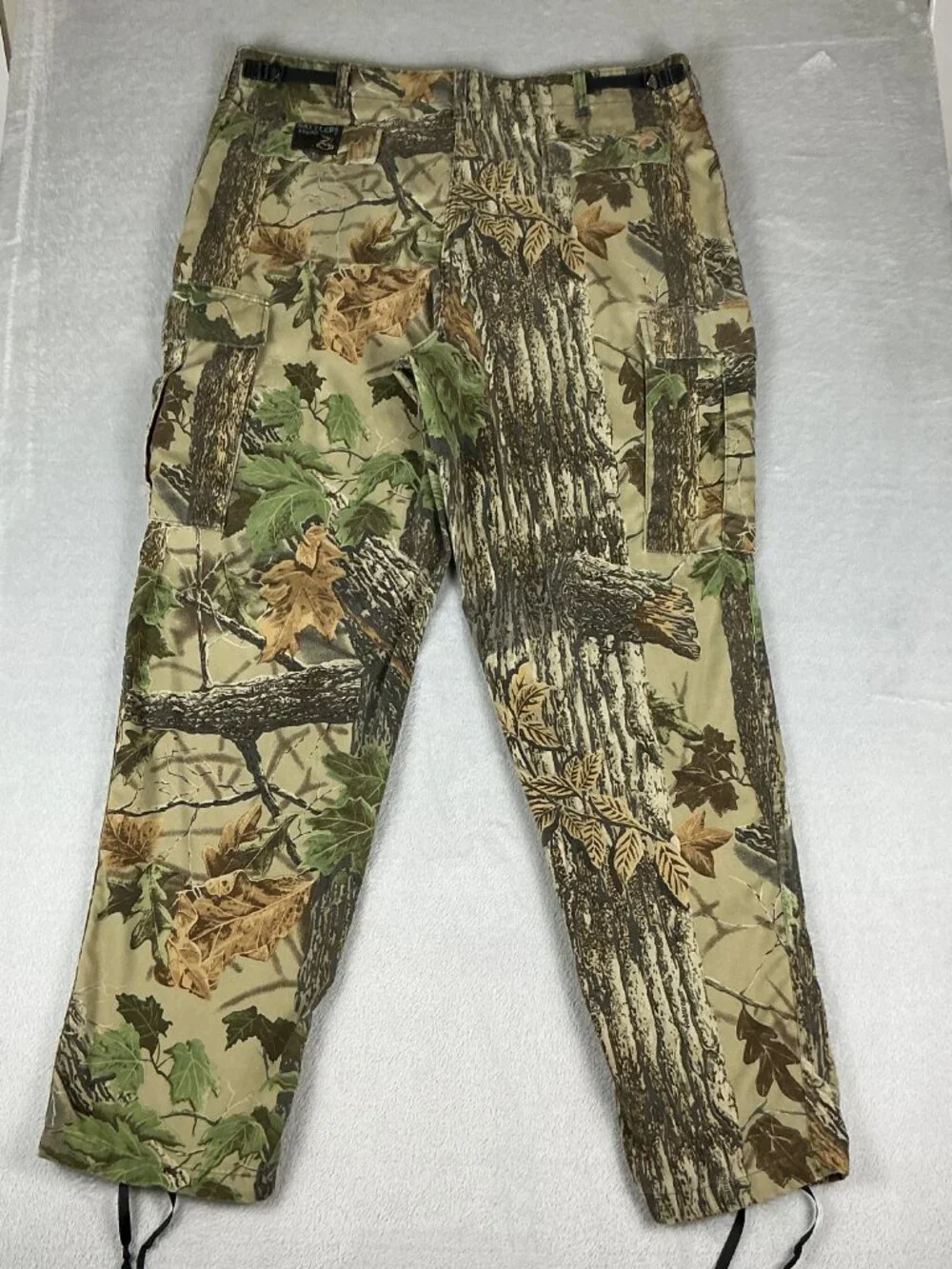 Vintage Rattlers Brand Men's Cargo Pants Camo Hunting XL Y2K Made in USA.